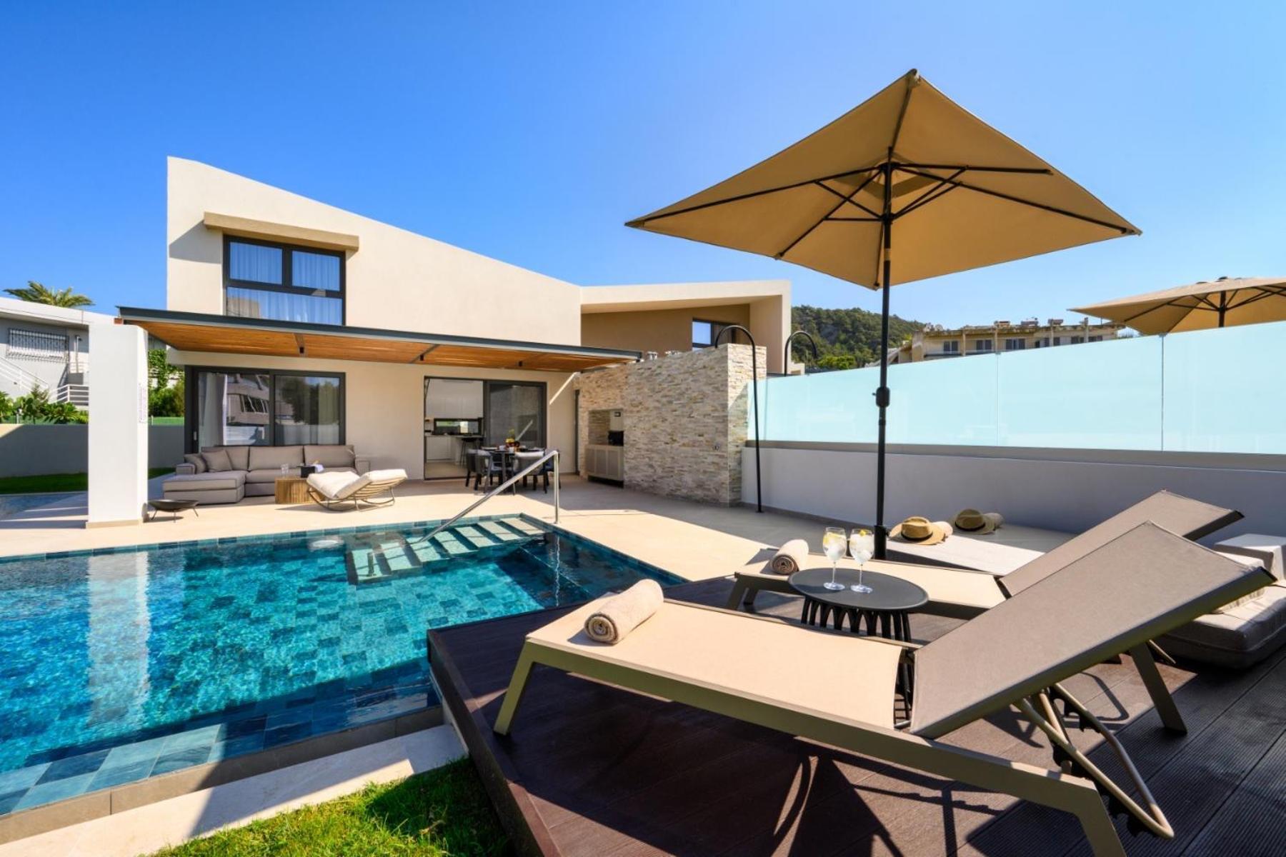 Alma Luxury Villas Ialysós Eksteriør bilde