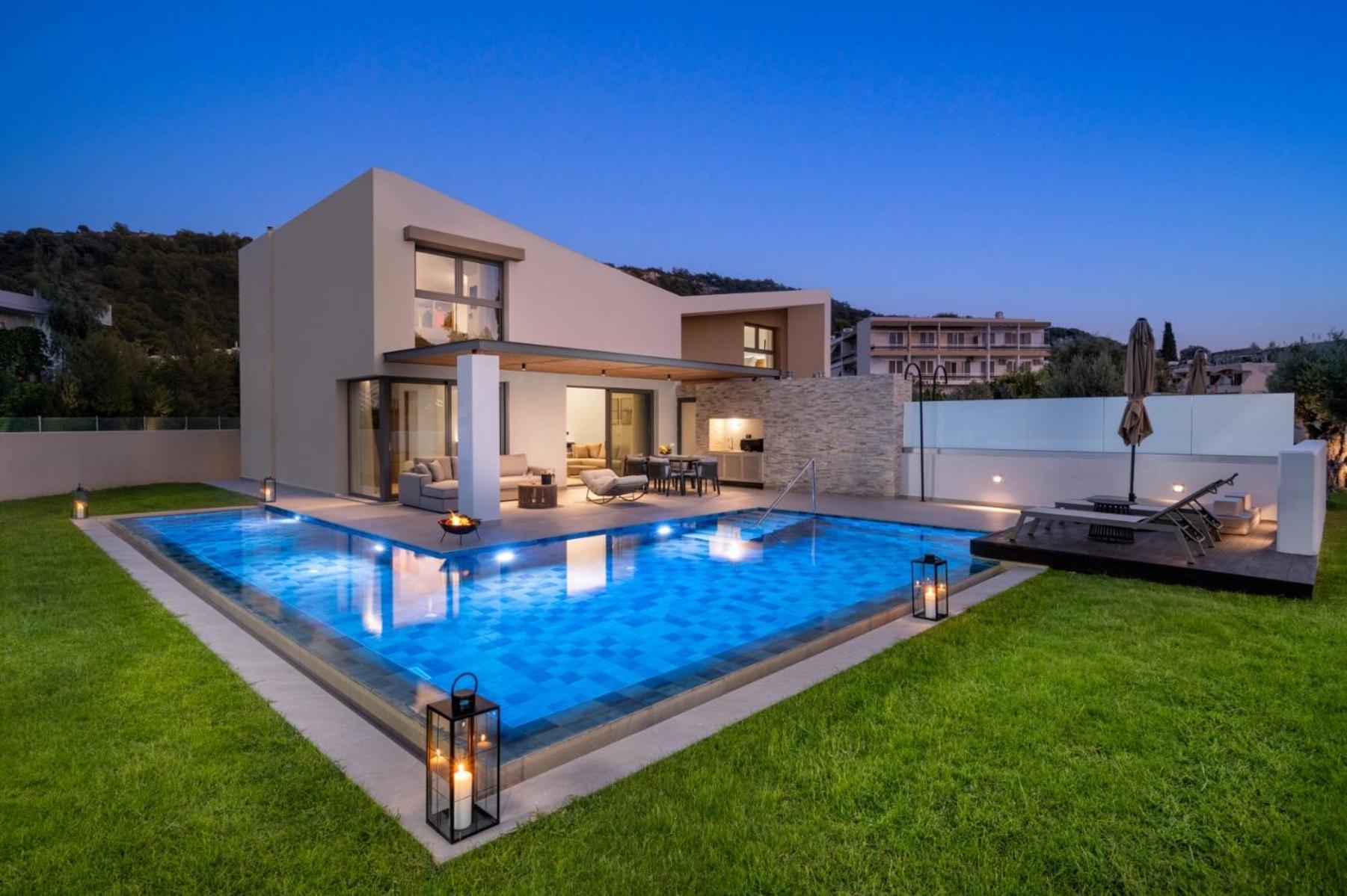 Alma Luxury Villas Ialysós Eksteriør bilde