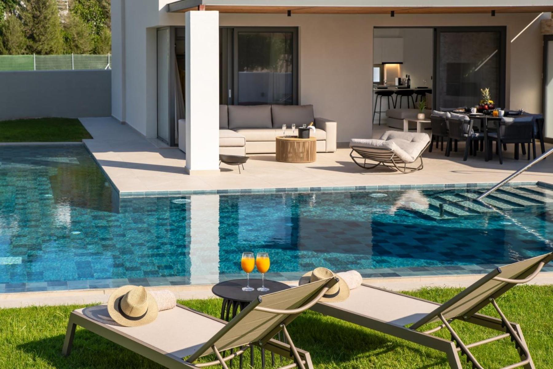 Alma Luxury Villas Ialysós Eksteriør bilde